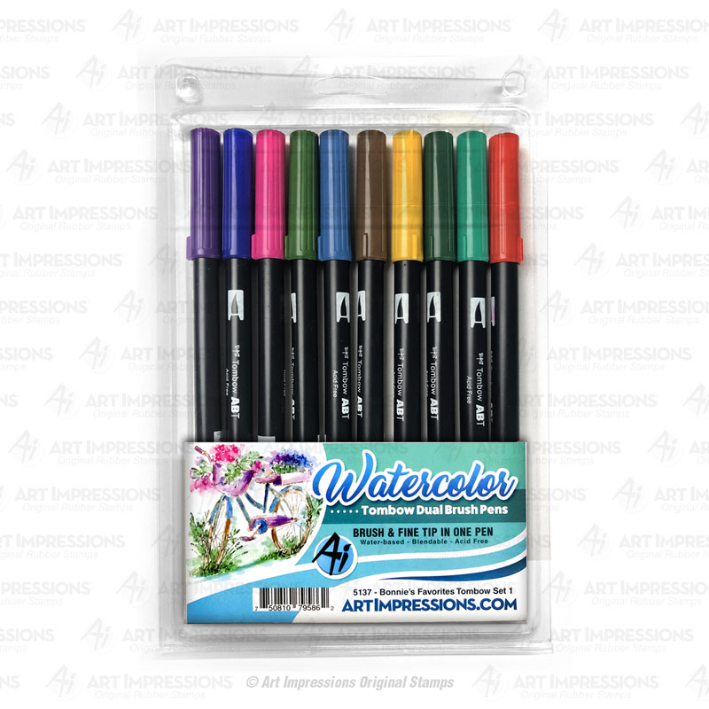 5137 – Db Pen Set 10Pk – Bonnie's Favorites Set 1 – Art Impressions