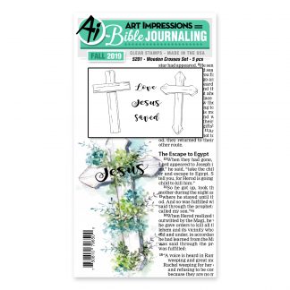 Art Impressions Blossom Border Bible Journaling Clear Stamps