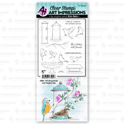 5980 - Song Birds and Feeders Set